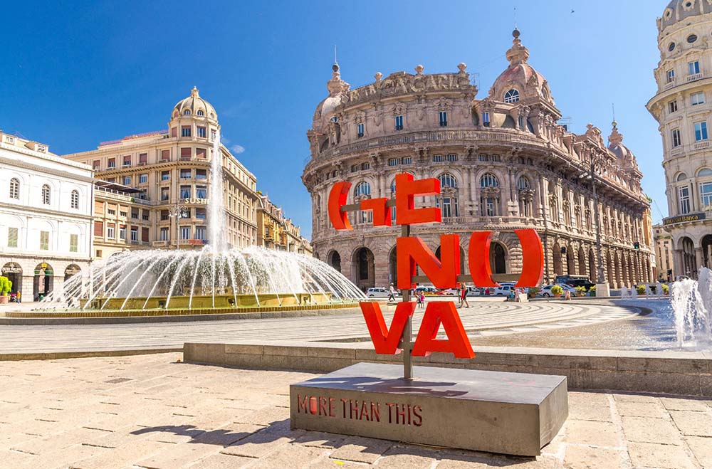 Dettaglio della città di Genova